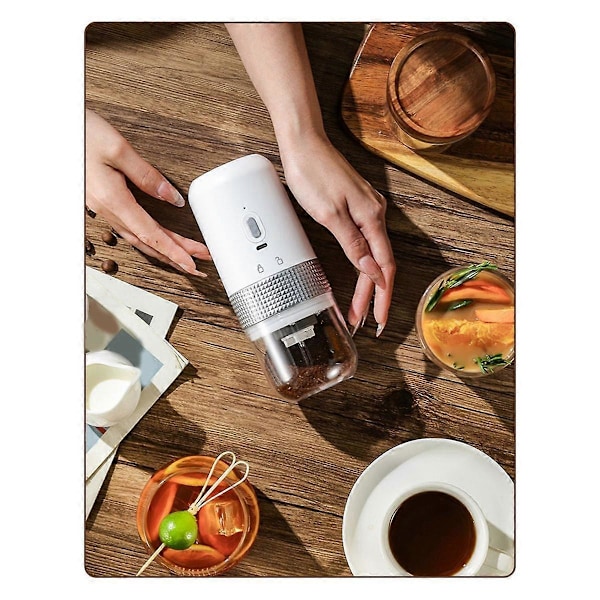 Elektrisk Kaffekvern USB Trådløs Profesjonell Malekjerne Kaffebønner Mølle Bærbar Kaffemaskin Tilbehør