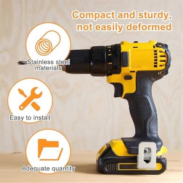 24 stk. belteklips for drillklips erstatning beltekrokklips for N268241 for 20V MAX verktøy DCD980 DCD985 DCD980L2 DCD985L2
