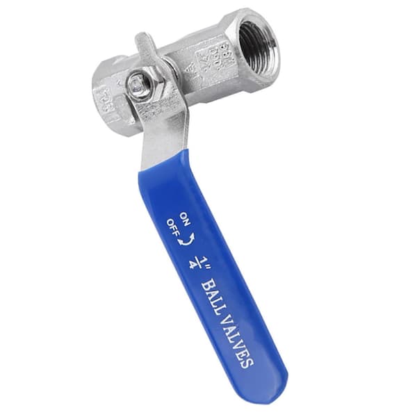 Rostfritt stål 304 Sanitär Kulventil Hona Gänga Rak Typ (1/4\" BSP)