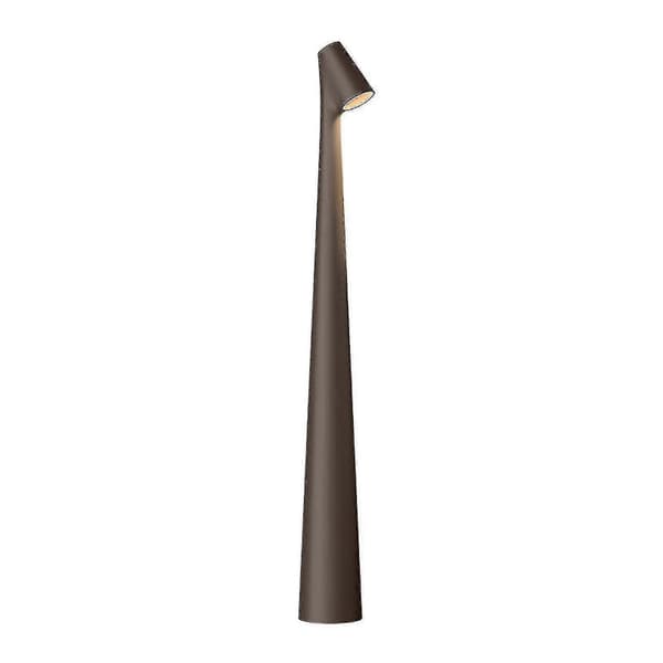 Elegant Slank Konisk Stil Bordlampe Bærbar og Dimbar LED-Skulpturlys Dec Black