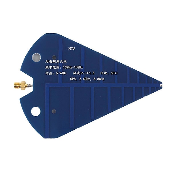 UWB Log Periodisk Antenne HT5 Antenne 1575MHz 2.4GHz 5.8GHz Kartlegging Bredbåndsantenne