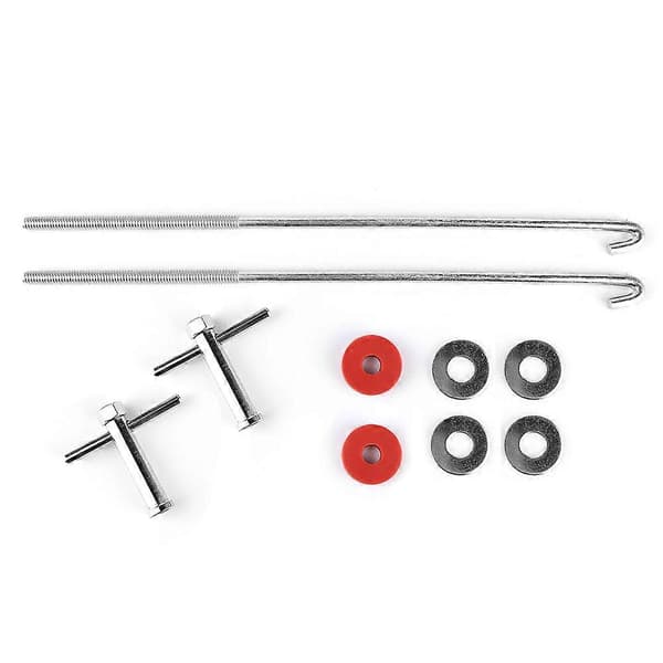Batteribakke Rustfrit Stål Universal Poleret Holder Hold Down Kit 7 1/2 x 13 1/4in