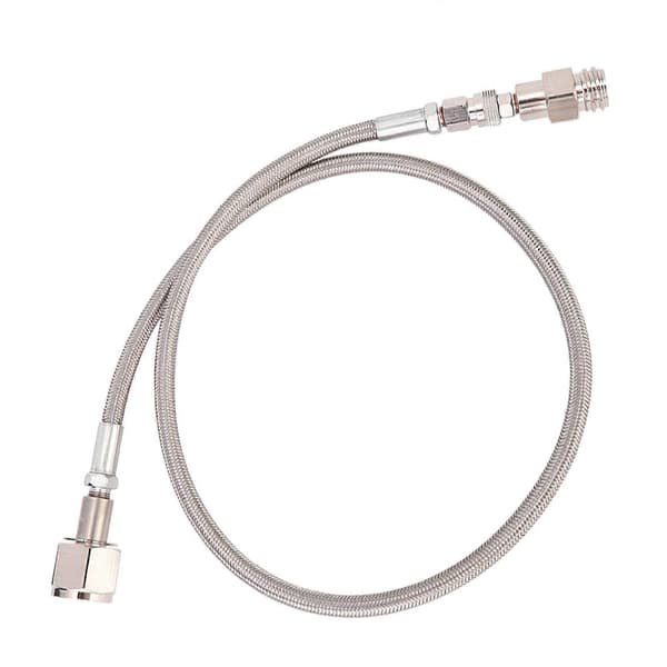 1m G1/2 Højtryksslange CO2 til Ekstern CGA320 Tank Direkte Adapter (Sølv)