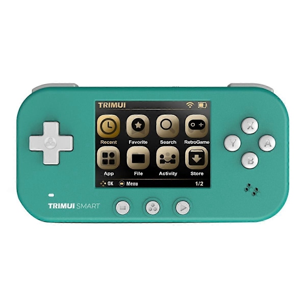 Älykäs pelikonsoli AMPOWN Matchingille 2,4 tuuman IPS-näyttö avoimen lähdekoodin retro-käsikonsoli Wifi VS käsikonsoli, C