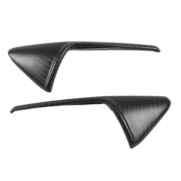 1 Par Side Kamera Ventilationsdæksel Trim Ægte Kulfiber Dekor Udskiftning til Tesla Model 3 Model Y Mat