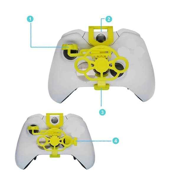 Mini Ratt for // Elite Controller Racing Spill Ratt Kontrollertilbehør Rød