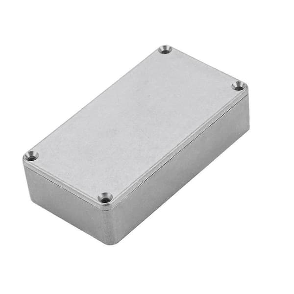 4 stk. 1590B Gitarpedal Kabinett Aluminium Støpt Stomp Box Kasse Vippebryterboks 112x61x32mm