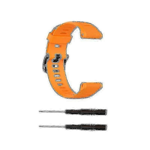 22 mm udskiftningsurrem kompatibel med Garmin Forerunner 945 935 Fenix 6 Quatix 5 s202412121116 Orange