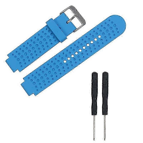 for Forerunner 25 Säädettävä Silikaranneke Kellonranneke Ruuvimeisselillä s20241212910 Blue