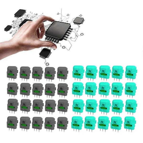 40 stk. Hall Joystick Potentiometer Sensor Modul Kit til Konsol Joystick Universal Akse Modstand Mikro-Kontakt