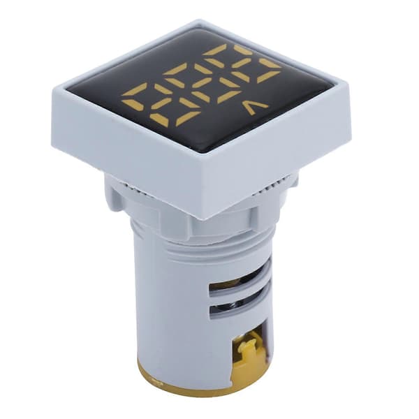 AD16?22FSV Digital Spenningssignal Indikator Lyspanel Voltmeter Indikator 60~500V AC Gul