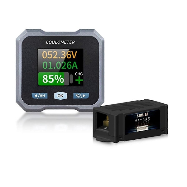 BL110F Coulometer Batterimåler DC10-100V 0-100A Vandtæt Batterimåler og Voltmeter til Elektrisk Quadricykel, B