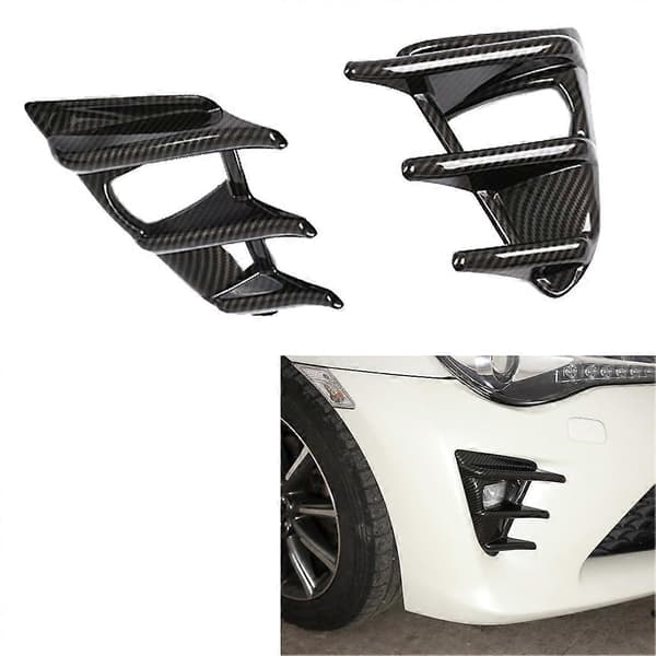 For 86 GT 2016-2020 ABS Karbonfiber Front Tåkelys Lampe Deksel Trim Tåkelysramme Dekor