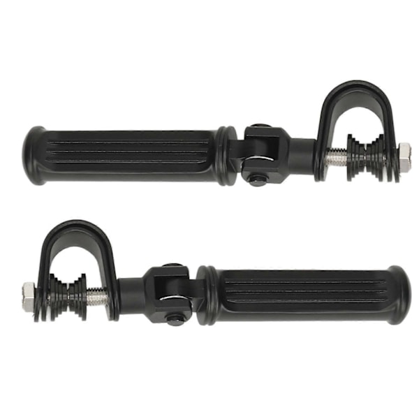 Motorcykel Highway Fodstøtter 25mm til 32mm Aluminium Legering Universal Pasform Motor Crash Bar Fodstøtte Sort