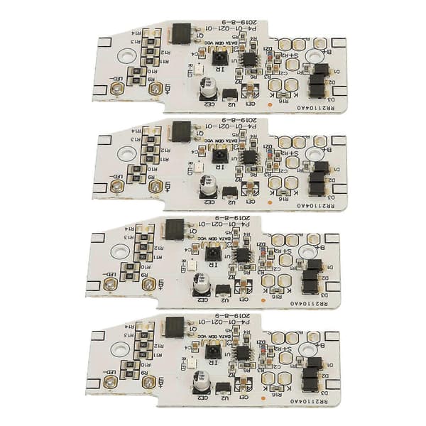 4 st Solar Lamp Kontrollkort LED Ljus Kontrollmodul för 3.2V 3.7V 6.4V 7.4V 11.1V 12.8V Batteri