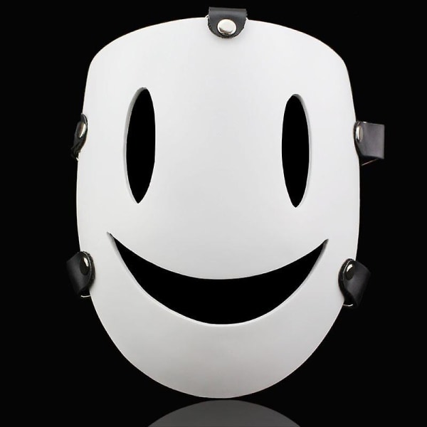 High Level Invasion Anime White Smile Mask Cosplay Mask Rekvisita