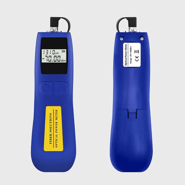 Håndholdt optisk effektmåler ?50dBm til +26dBm Sensitiv fiberoptisk effekttester for kommunikasjonsteknikk