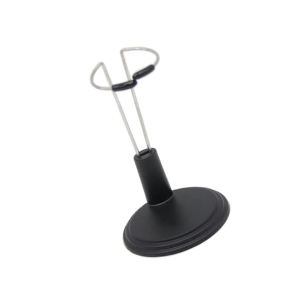 Justerbart dukkestativ for dukker og actionfigurer Black 15cm