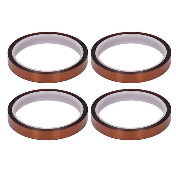 4 st Antistatisk PI-tejp Högtemperaturbeständig Polyimidisoleringstejp Bredd 12 mm / 0,5 tum
