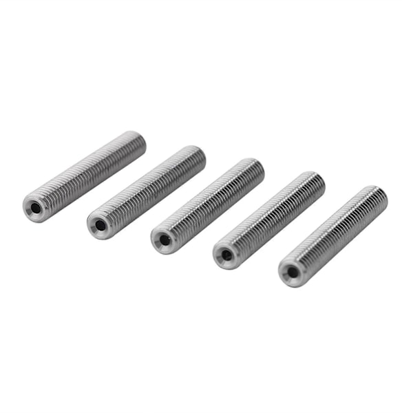 M6 Munstycksrör PTFE-slang Tillbehör för 3D-skrivare MK8 Extruder 1,75mm (M6*40mm)