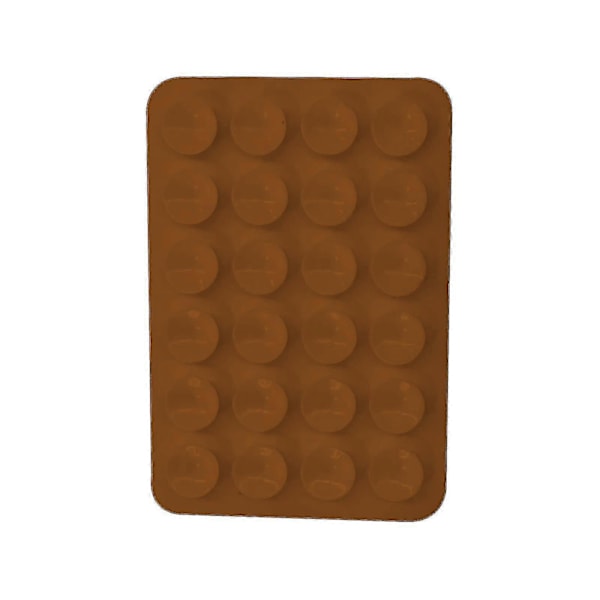 5 st Silikon Sugpropp Telefonfodral Självhäftande Fäste, För Iphone & Android Mobiltelefonfodral Kompatibelt, Handsfree Mobiltelefontillbehör Hållare brown