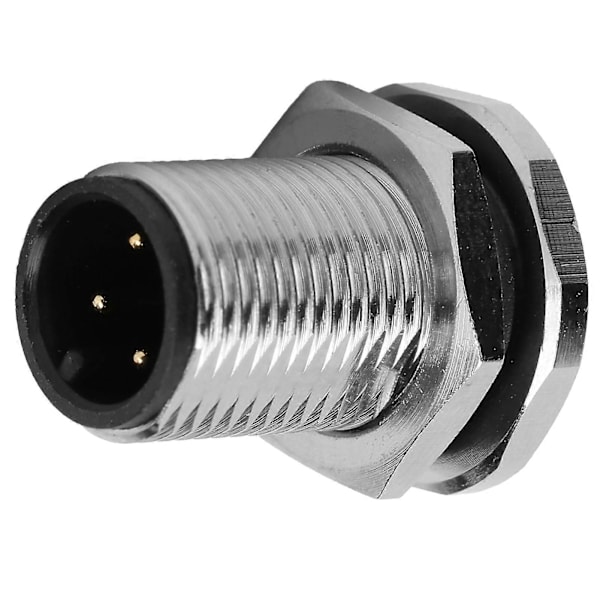 M12?F2?P4 Panelmonterat Uttag F2 M12 IP67 Vattentät Kontakt 4-stifts Adapter
