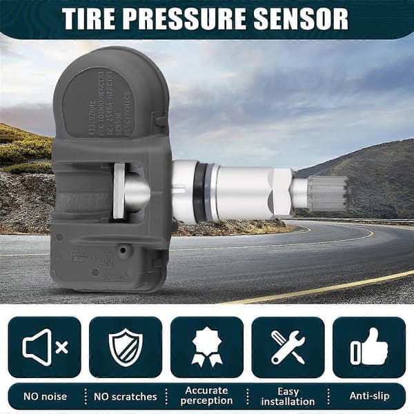4 stk. TPMS Dekktrykksensor Dekktrykksdetektor 56029359AC 56029359AA for Nitro