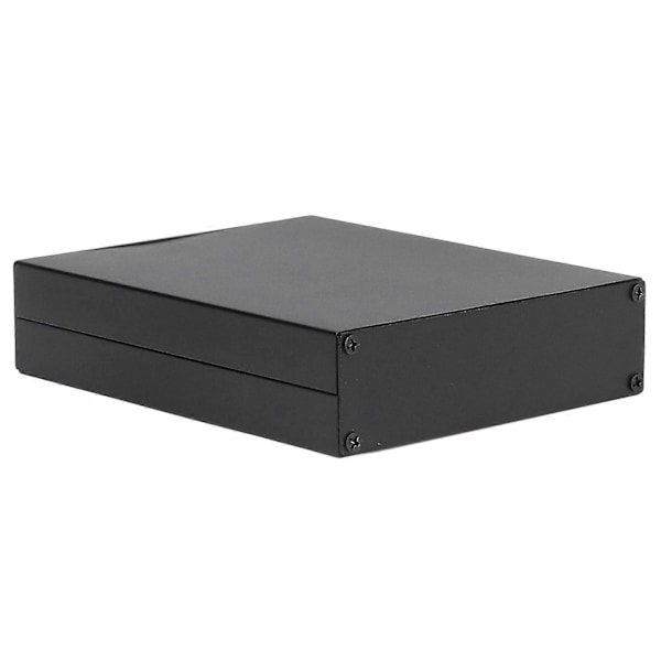 Alumiininen sähkökotelo vedenpitävä kytkentärasia jaettu tyyppi DIY musta 33x114x140mm