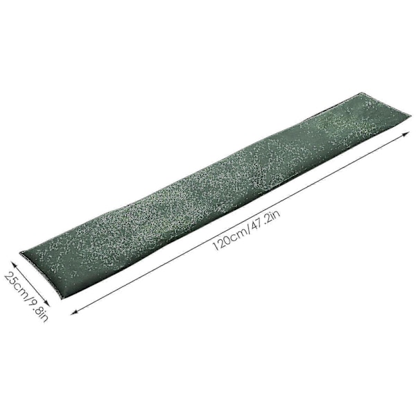 Genanvendelige vandaktiverede oversvømmelsesbarrierer, robust absorberende forebyggelse, opbevaringspose 25*120cm