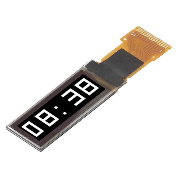 4 stk. 0,91in Display Skærm Organisk Lysdiode SPI Interface 15PIN Display Modul Hvid