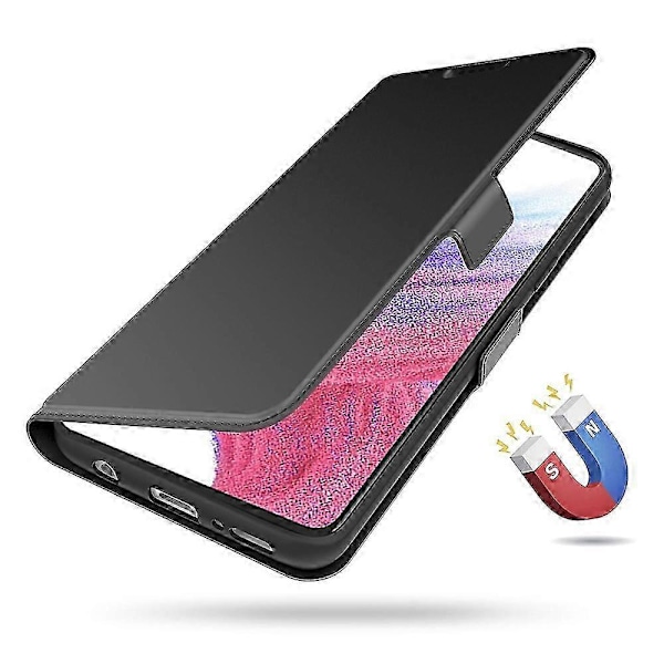 För Samsung Galaxy A06 Skal Stötsäkert TPU Innerskal Läder Telefonfodral s20241212286 Style A