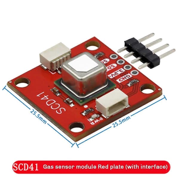 SCD41 Gassensormodul Detekterer CO2 Karbondioksid Temperatur og Luftfuktighet i Én Sensor I2C Kommunikasjon A
