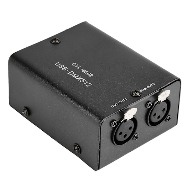 512-kanavainen USB - DMX DMX512 LED-valo DMX-näyttämövalojen ohjainkanavien dekooderimoduuli