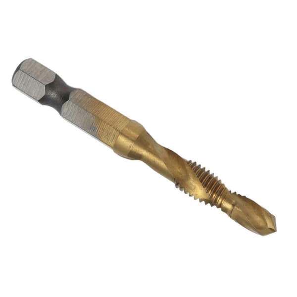 Gevindbor Bits Hex Skaft Titanium Belagt Metrisk Skrue Kombination Gevindbor til Træ M6