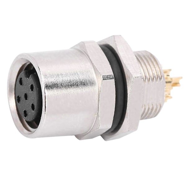 M8-B-S6 Pass Sokkel 6Pin M8 Kobling IP67 Frontmontert Epoksyharpiksforsegling