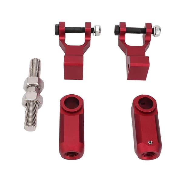 5 stk./sæt ATV Front Bag Sænkningssæt Aluminium Legering Erstatning til Raptor 350 660 700 Rød