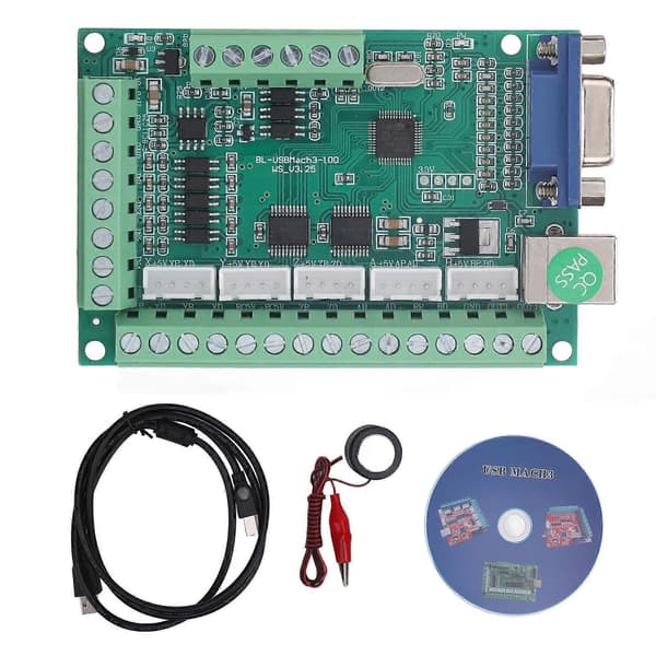 V3.25 5 Akse Kontrolkort Sæt USB Motion Control Controller Board Z Probe til CNC Udskæring Gravering Fræsemaskine 12V til 24V