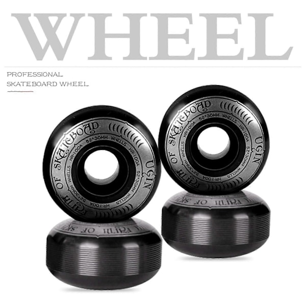 Skateboard Hjul Set, Inkluderar Skateboard Trucks, Skateboard Hjul 52mm, Skateboard Kullager, Skateboard Hårdvara