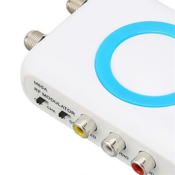 Digital RF-modulator, M65ANTSC RF-modulator RCA til RF-modulator, VHF-demodulatorkonverter for CATV-systemer