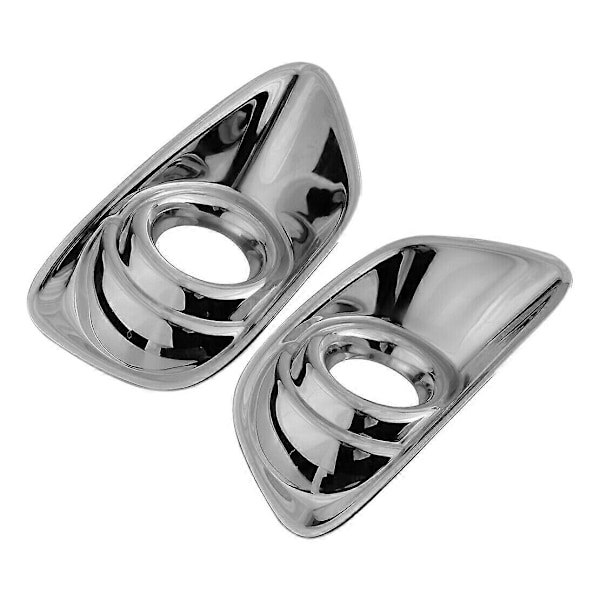 Krom Sølv Front Tågelygte Lampe Dæksel Trim Bezel Indsats Ramme til Compass 2011-2014