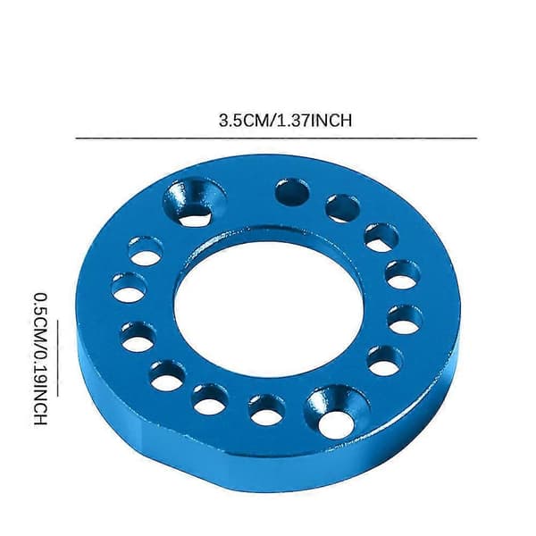 För Tamiya TA01/TA02/DF01 RC Bil Aluminium Motorhållare Basfäste Blue