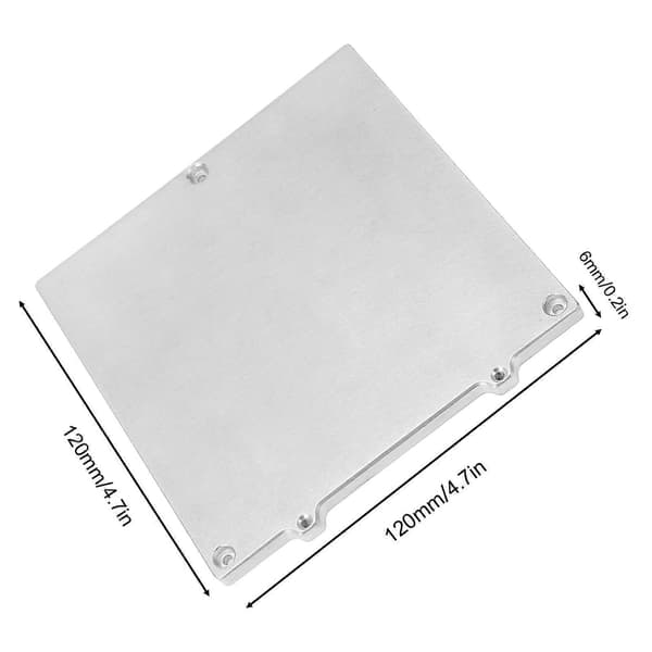 Varme Seng Støtteplade Aluminium Legering Z Akse Støtteplade til Voron V0 V0.1 3D Printer