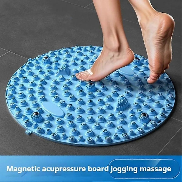Fot Yoga Massage Mat Muskelavslappning Cirkulär Träningsmatta Fitness Fotträning Akupunktur Fysioterapi