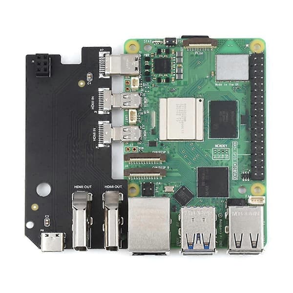 PI5-CASE--ONE Kotelo Sisäänrakennetulla Aktiivisella Jäähdyttimellä Raspberry Pi5:lle