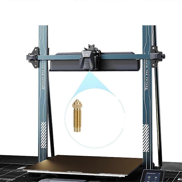 22 stk. messingdyser sæt til Neptune 4 Plus, 3D printer dyser sæt til Neptune 4 Plus/Neptune 4 Max
