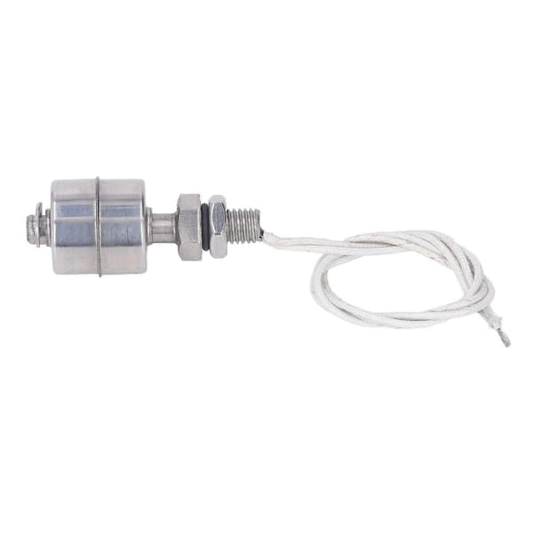 5Mpa Flytende Vann Væskenivå Kontroller Bryter Rustfritt Stål Nivåkontrollsensor 10mm Slaglengde 0?220V 45mm L