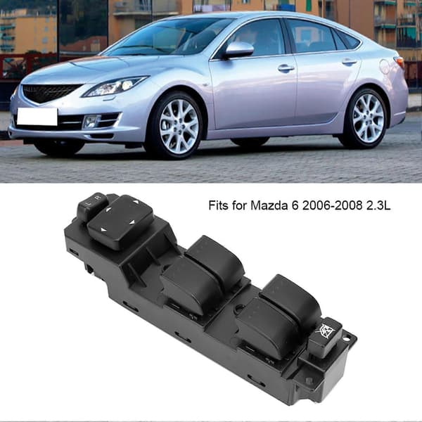 Vindusbryter Venstre Front Heisknapp GV2S?66350A Passer for Mazda 6 2006?2008 2.3L