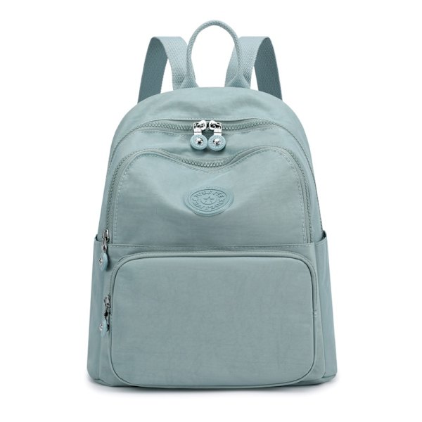 Design Skolväska För Tonårsflickor 2021 Kvinnor Ryggsäck Resa Casual Axelväskor Kvinnlig Nylon Ryggsäck Svart Handväska Light green