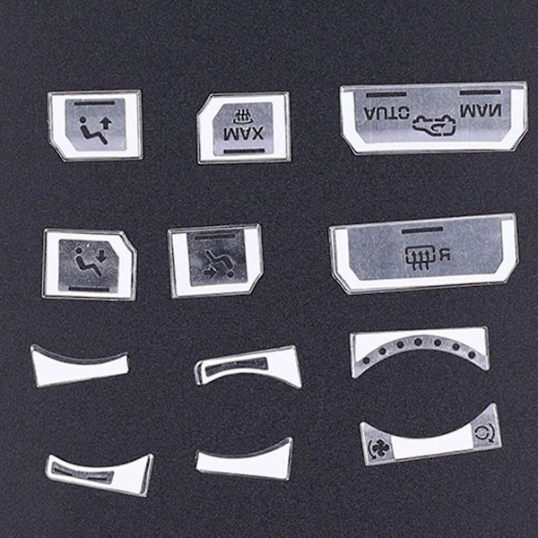 12 stk. Dash Button Sticker Udskiftning til Land Rover Range Rover Evoque 2012?2018