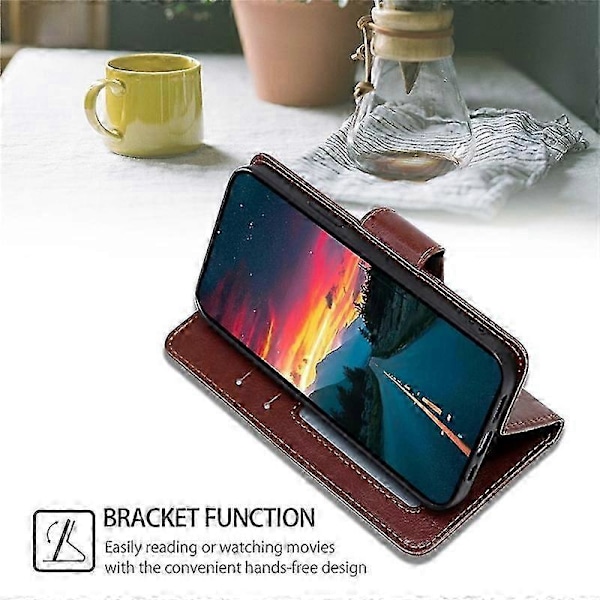 För Samsung Galaxy A15 4G/5G Läderfodral Plånboksställ Telefonskal P20211224630 Style D